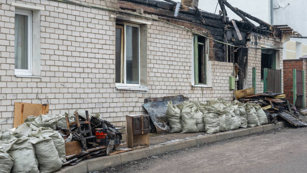 Professional Fire Damage Removal technician working in Riverview, FL